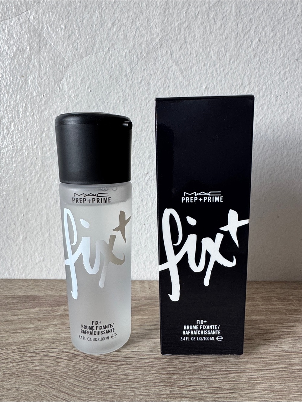 MAC Prep + Prime Fix+ Setting Spray — Black & Clear
